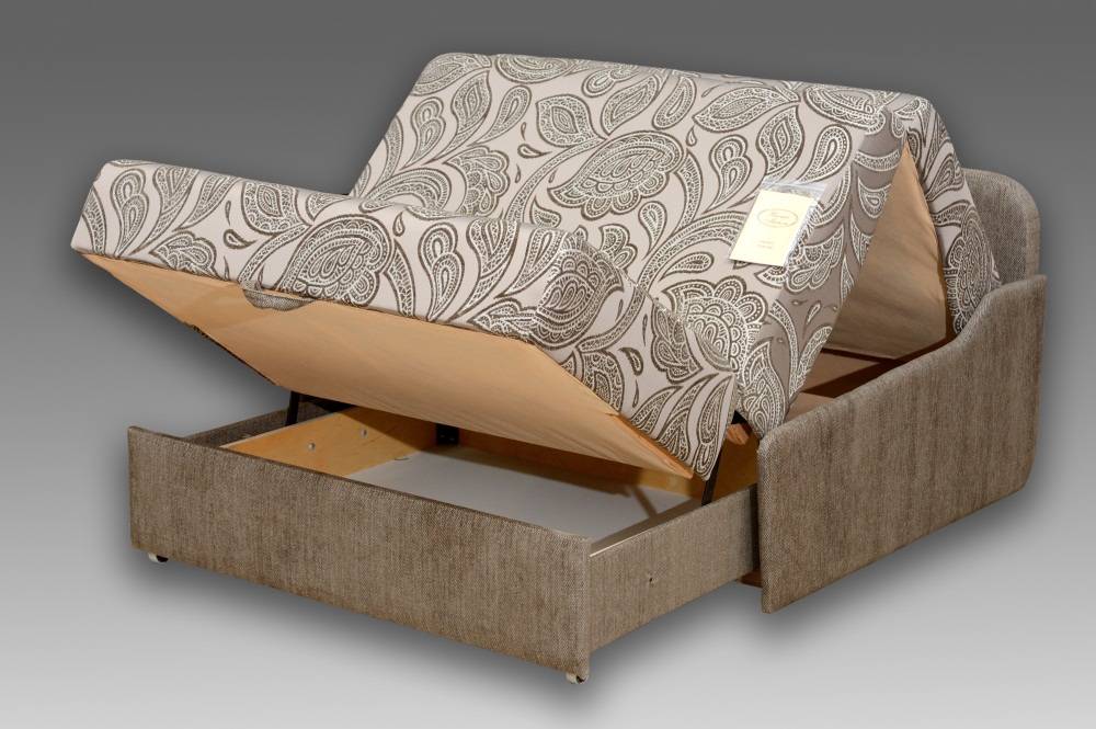 Кресло кровать с ящиком для белья