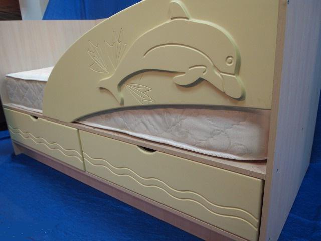 Кровать дельфин с ящиками