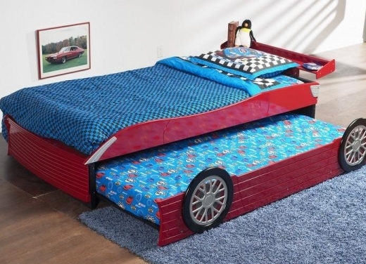 Кровать машинка для двоих детей