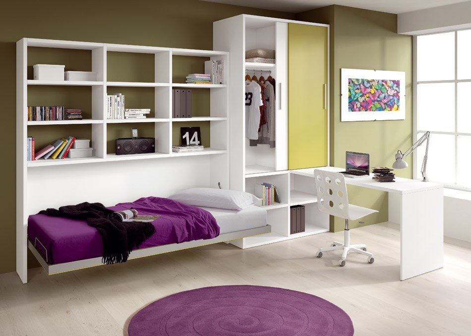 Кровать трансформер - крутой интерьерное решение для комнаты подростка