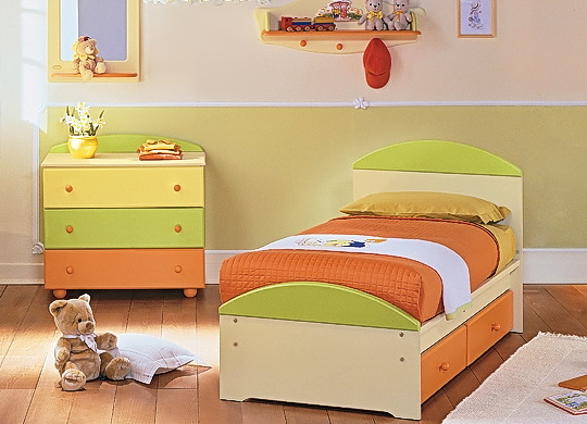Напольная кровать детям от 3 лет