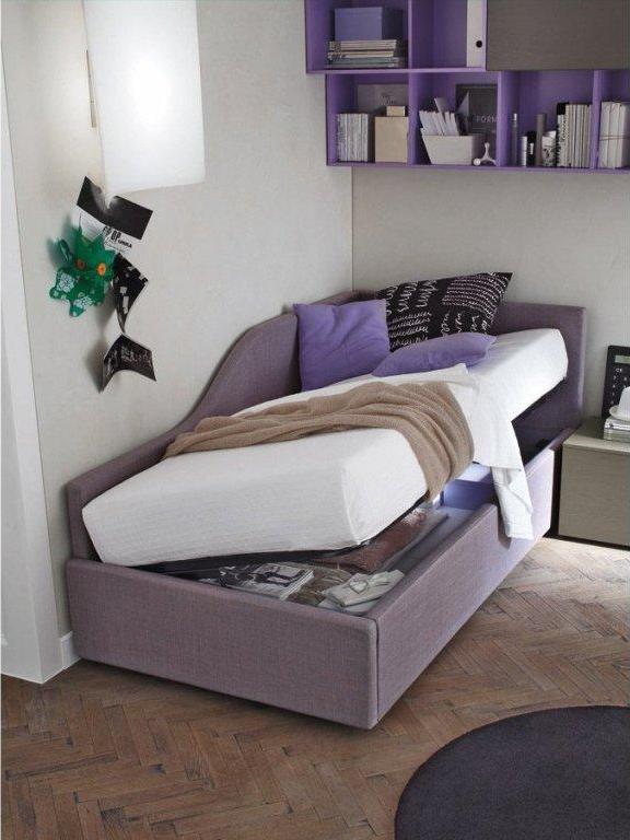 Односпальная кровать с подъемным механизмом для подростка