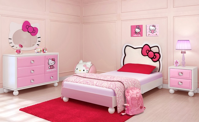Оригинальная и безопасная кровать для девочки