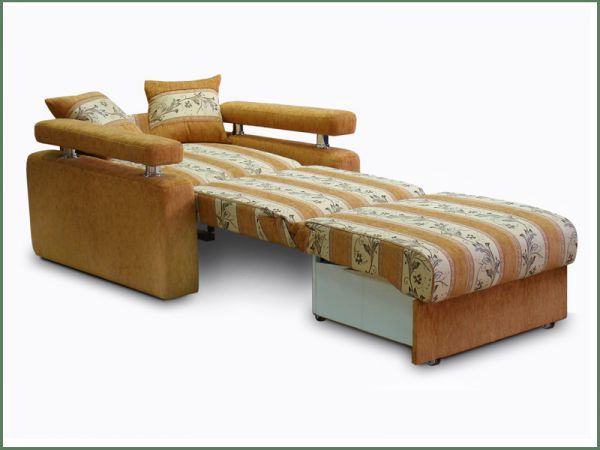 Преимущества и недостатки кресла-кровати с ящиком для белья