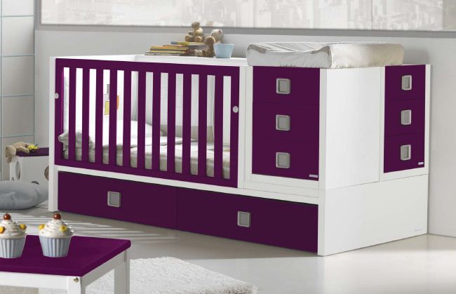 Прямоугольная кровать для новорожденных