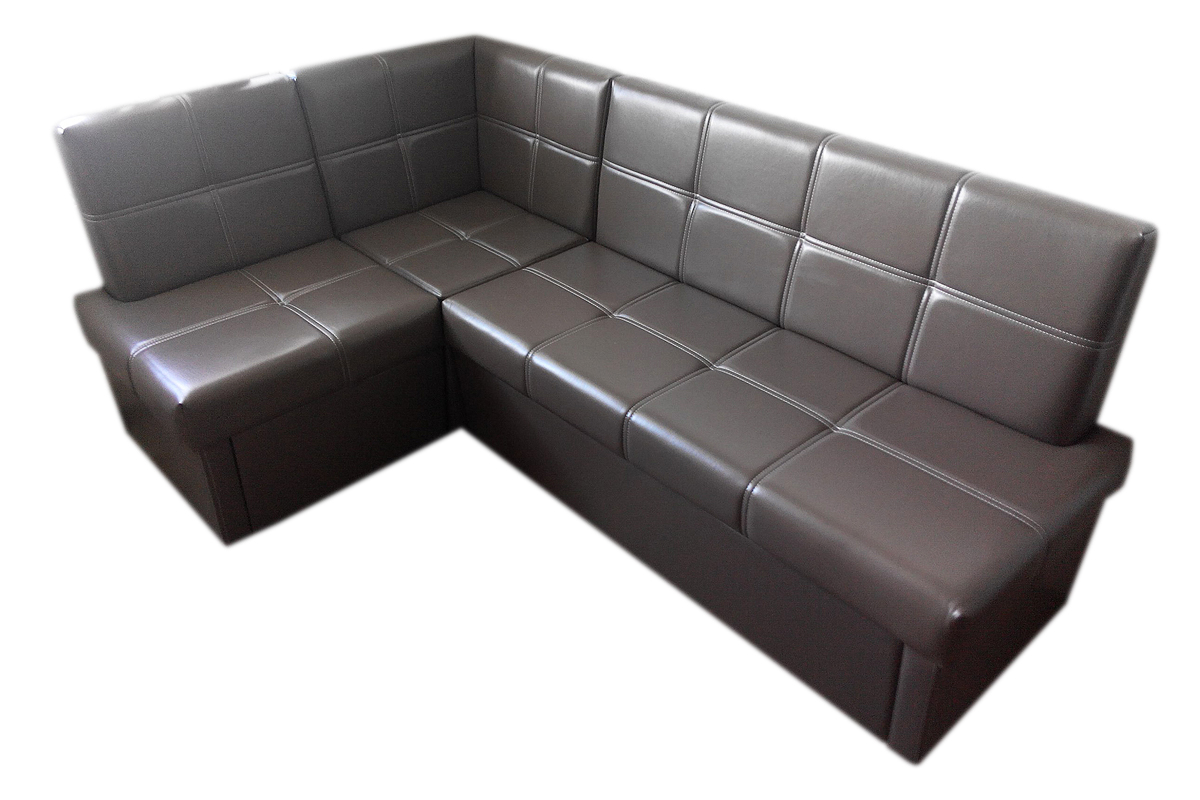Серый кухонный диван
