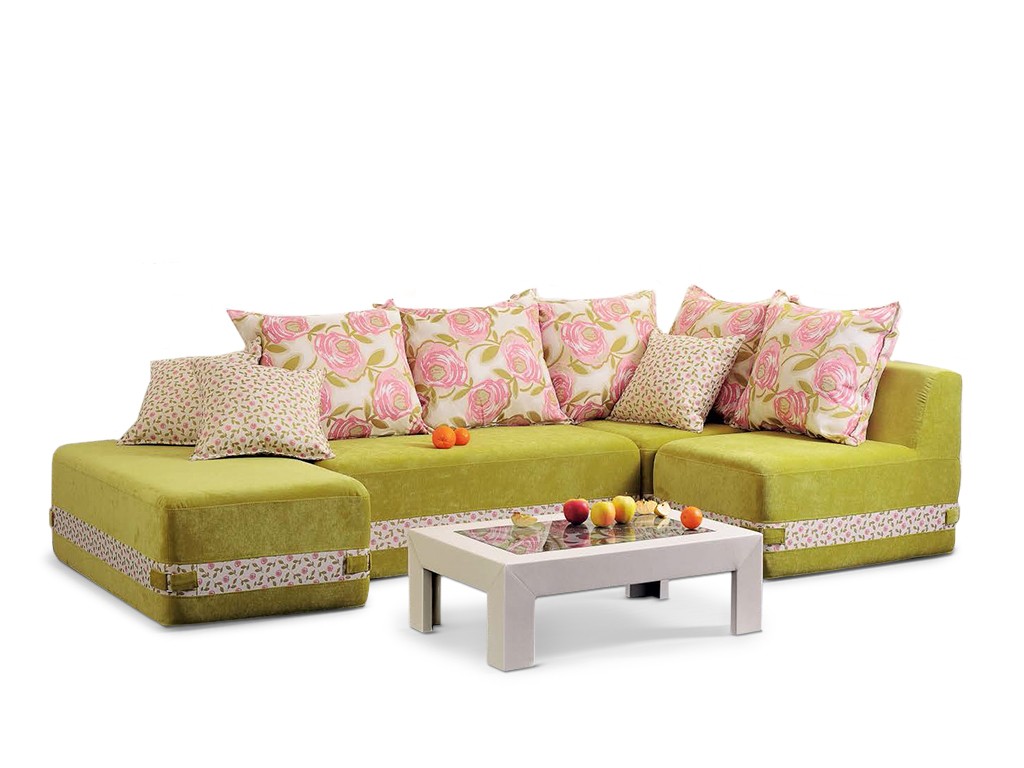 Бескаркасный диван в стиле прованс