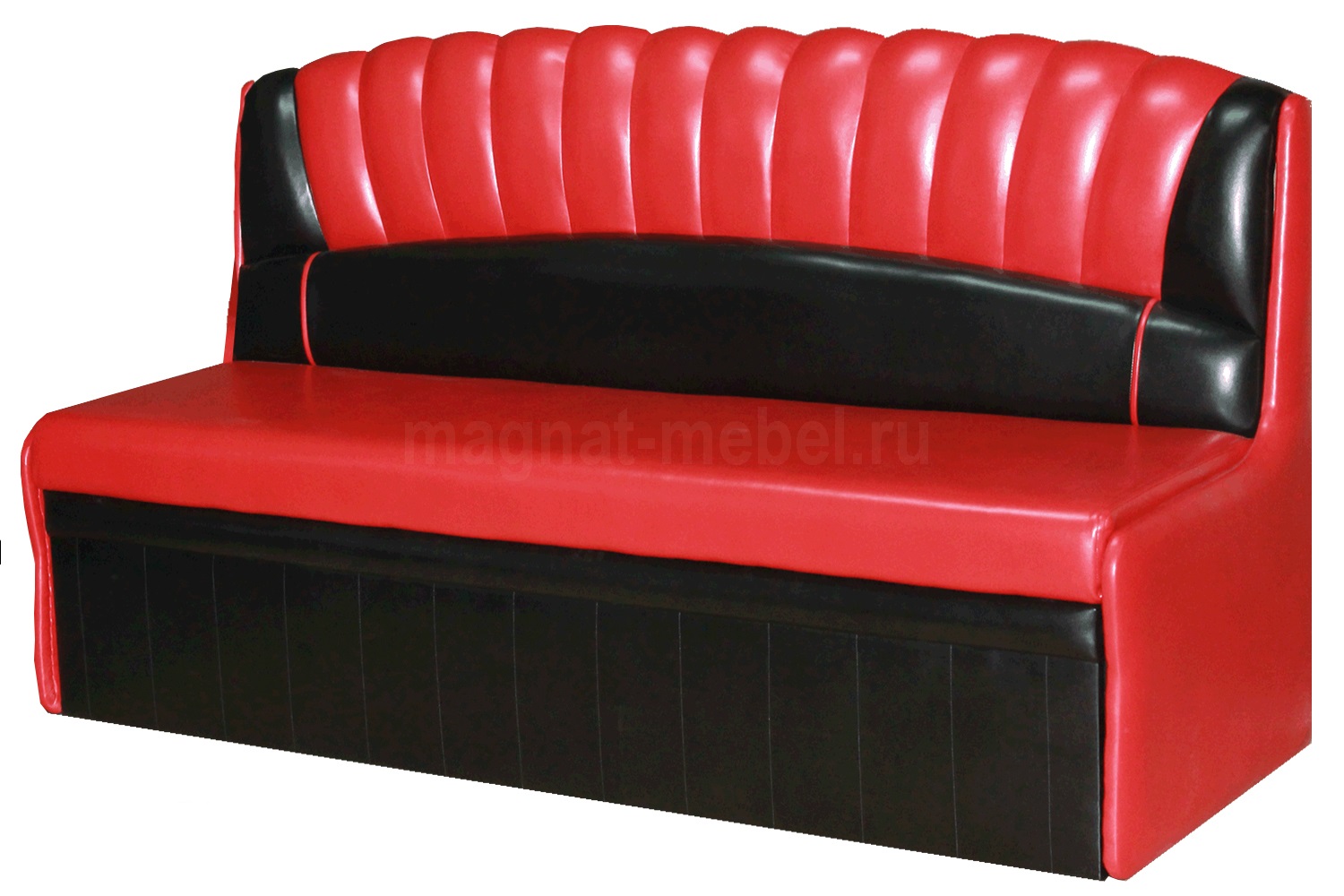 Черно-красный диван