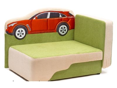 Детский диван с машиной