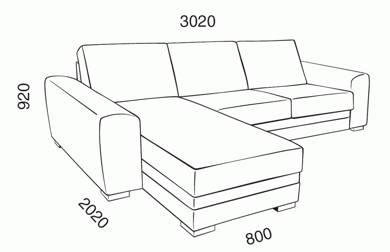 Модель дивана