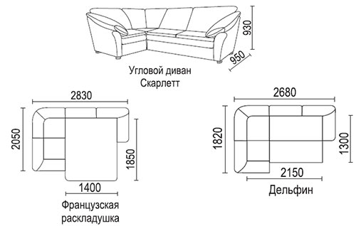 Популярные механизмы диванов