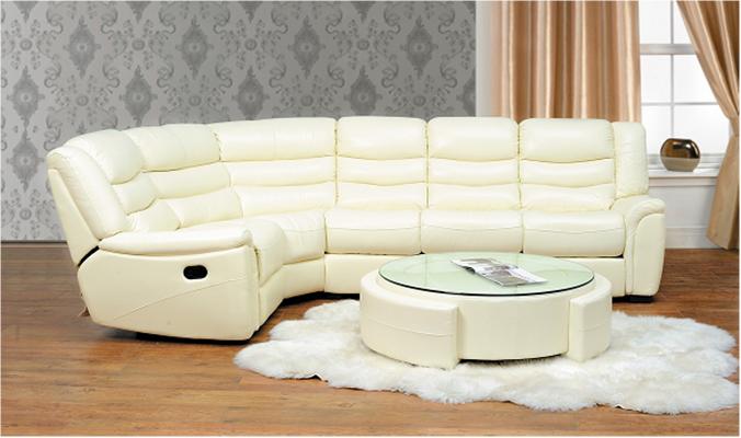 Стильный белый диван