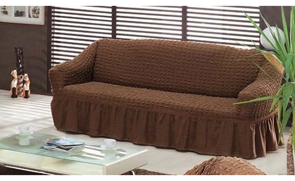 Универсальный чехол на трехместный диван