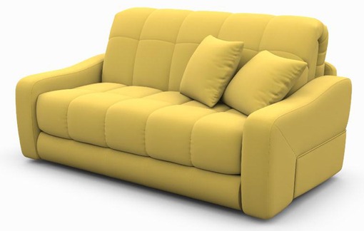Бледный тон желтого современного дивана для дома