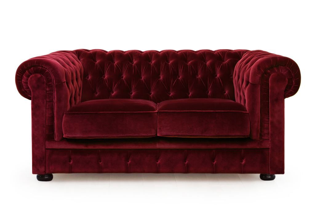 Бордовый диван