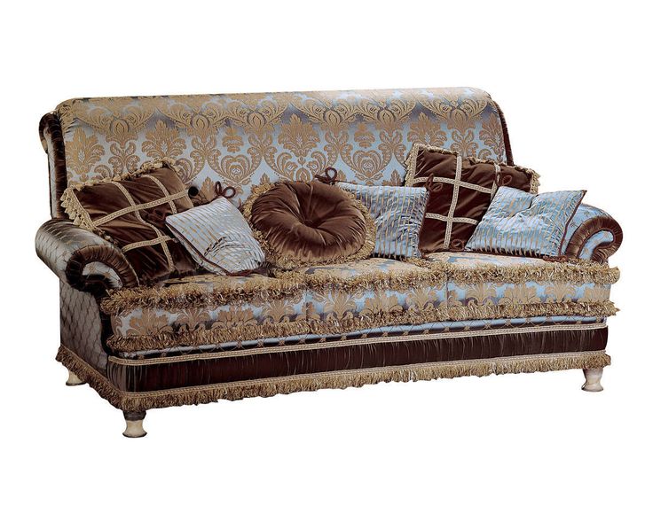 Изысканный диван в тонах коричневого цвета