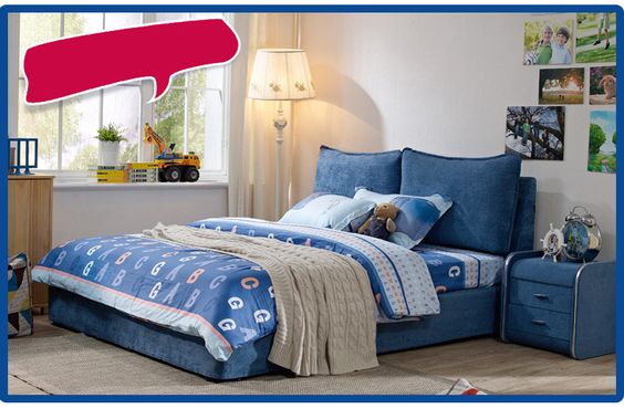 Как правильно выбрать синюю кровать для дома