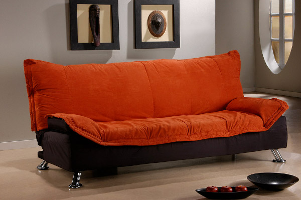 Как выбрать диван красивого оранжевого оттенка