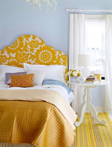 Как выбрать желтую кровать