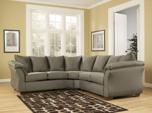 Классический вариант серого дивана