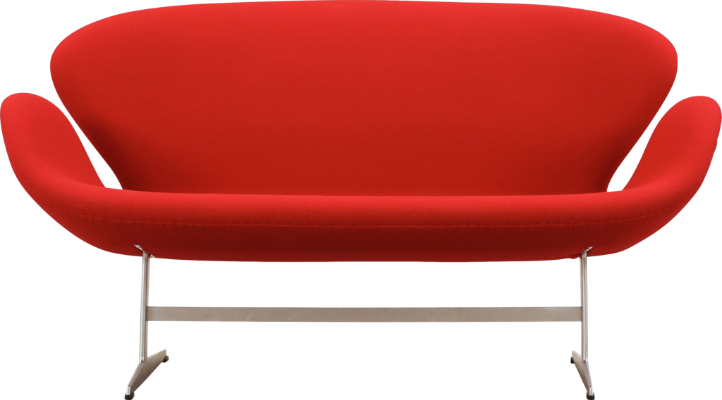 Практичный современный красный диван