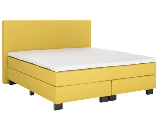 Пример желтой современной кровати