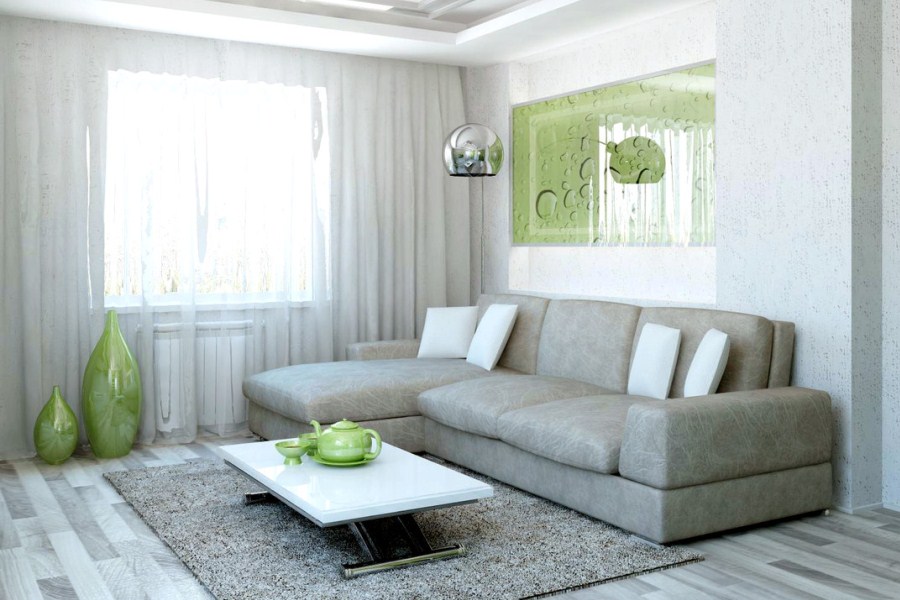 Серый цвет для оформления дивана