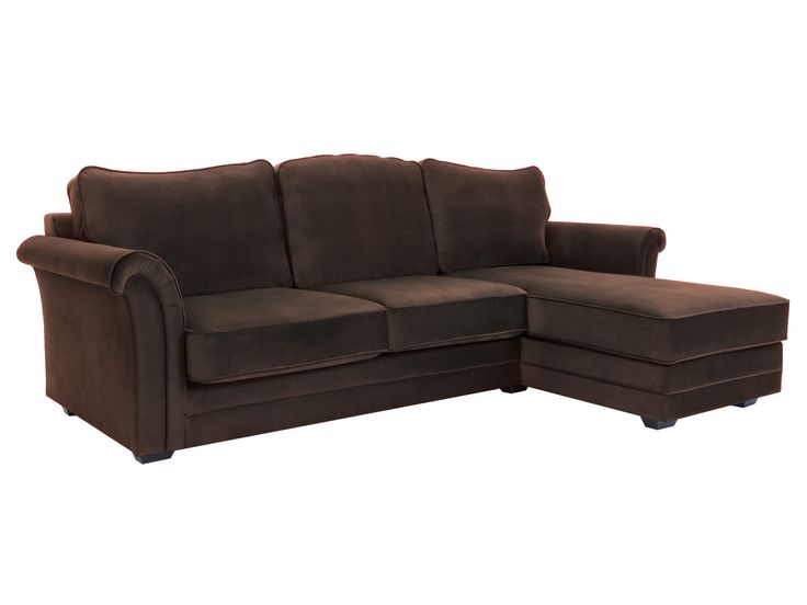 Темно-коричневый современный диван для дома