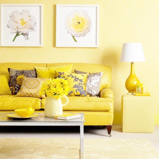 Выбираем желтый диван