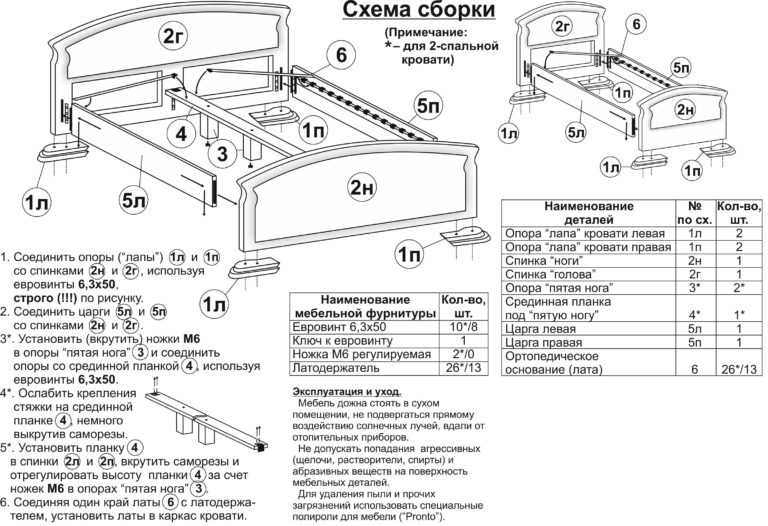 Двуспальная кровать чертежи и схемы