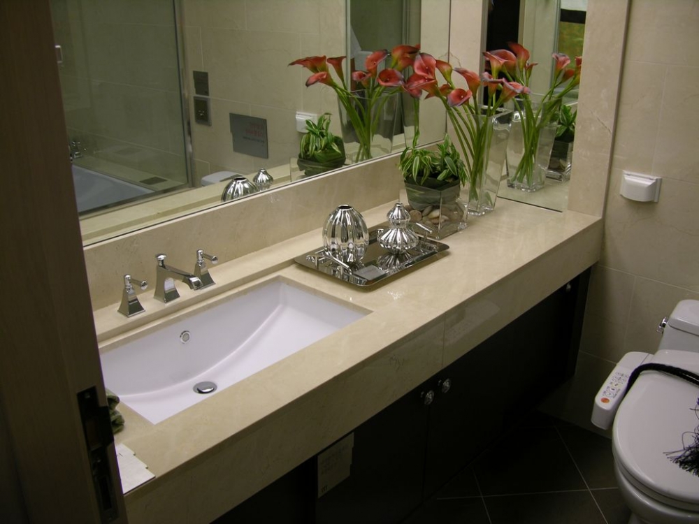 Столешницы для ванной комнаты: разновидности, особенности и критерии выбора