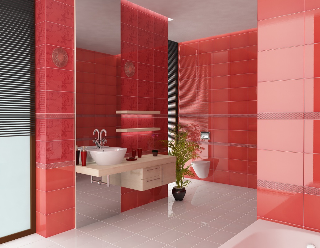 Красная плитка в ванной plitka vanny ru. Ванная в Красном цвете. Красная плитка для ванной комнаты. Ванная с красной плиткой. Ванная в красных тонах.