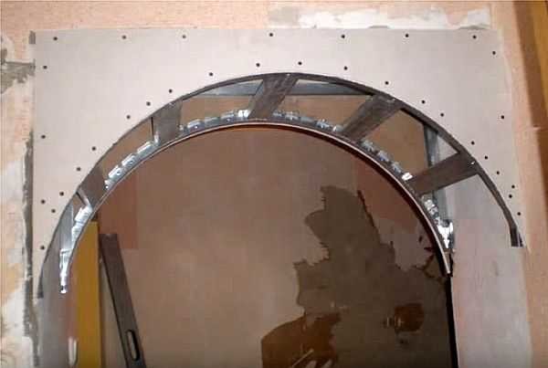 арка межкомнатная из гипсокартона своими руками видео