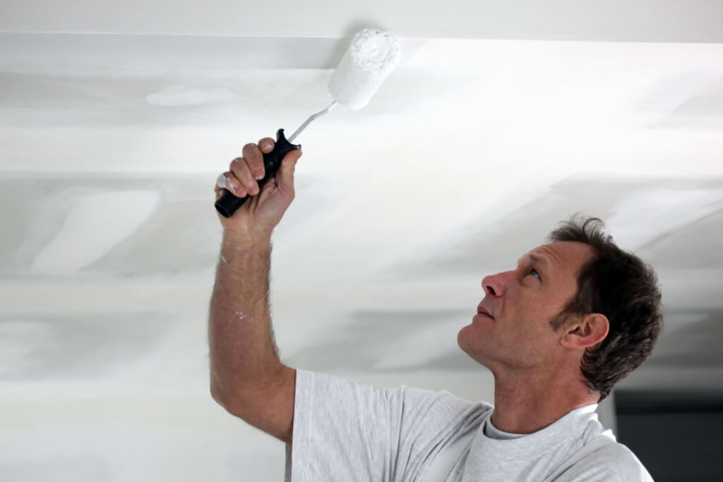 Покраска потолка краскопультом: инструкция, советы, видео уроки