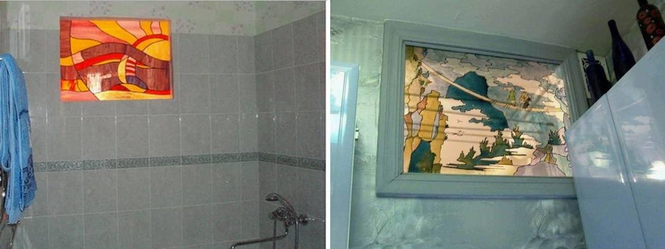 как задекорировать окно в ванной в хрущевке