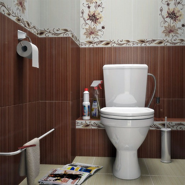 Дизайн туалетной комнаты плитка фото