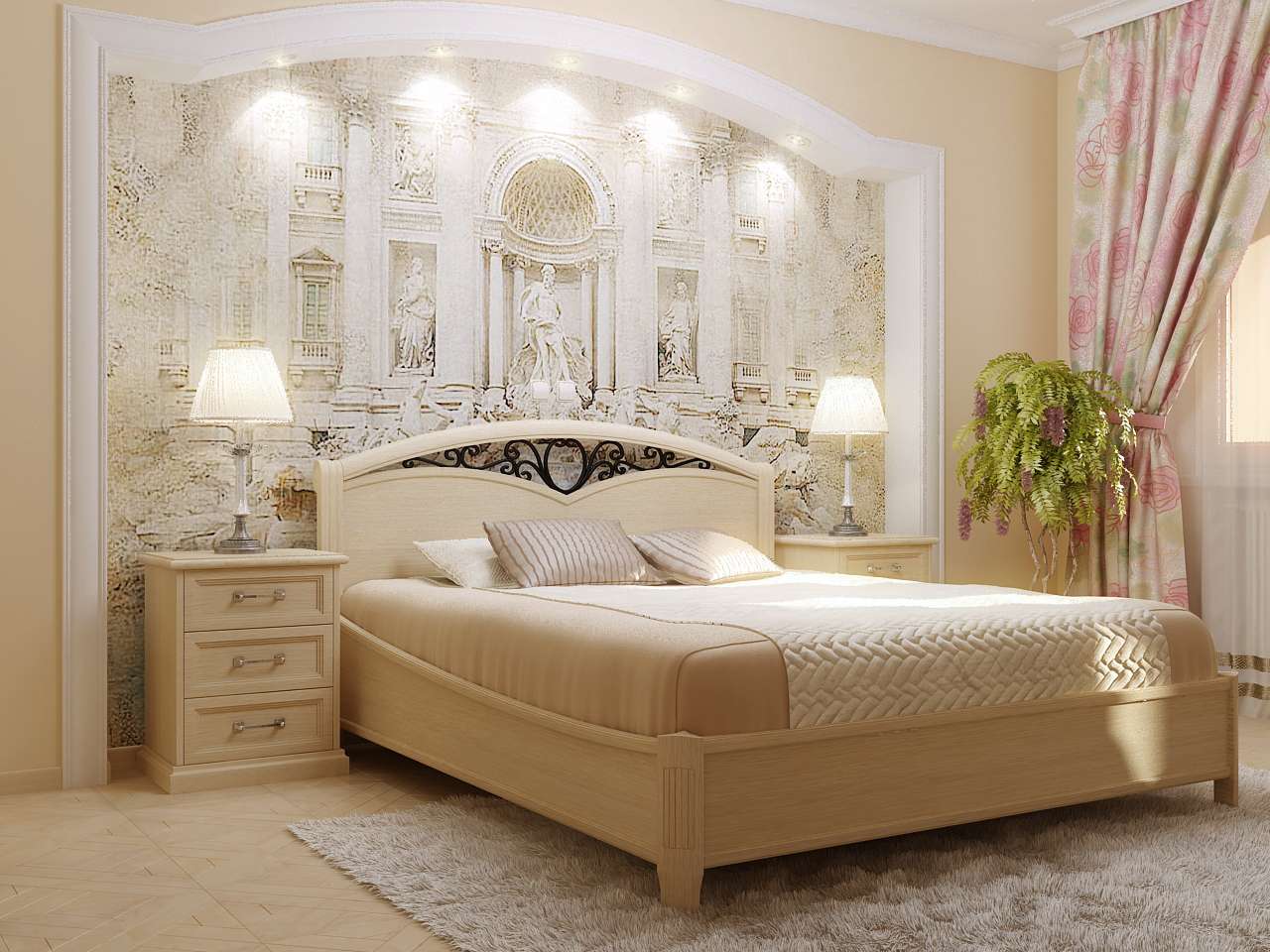 Как подобрать кровати в стиле классика для спальни